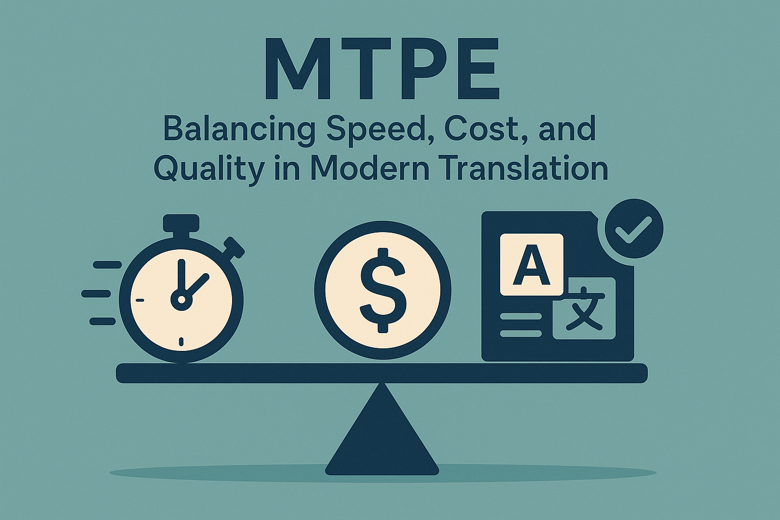 MTPE: Balancing Speed, Cost, and Quality in Modern Translation MTPE: Balancing Speed, Cost, and Quality in Modern Translation